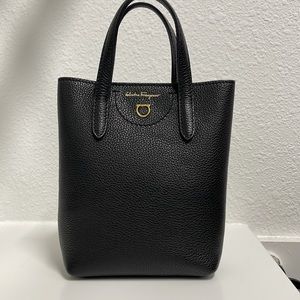 Salvatore Ferragamo Gancini leather mini bag
